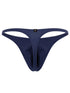 Xtremen 91266 Men's Underwear Sleek Microfiber Thongs Color Dark Blue