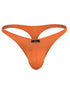Xtremen 91266 Men's Underwear Sleek Microfiber Thongs Color Orange