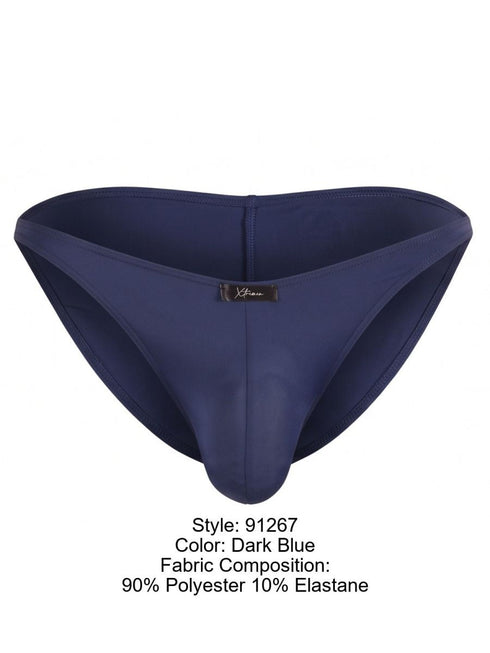 Xtremen 91267 Men's Underwear Microfiber Bikini for Modern Fit and Sleek Comfort Color Dark Blue