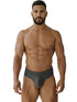 Xtremen 91268 Microfiber Mesh Thongs Color Gray