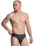 Xtremen 91268 Microfiber Mesh Thongs Color Gray