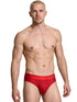 Xtremen 91268 Microfiber Mesh Thongs Color Red