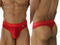 Xtremen 91268 Microfiber Mesh Thongs Color Red