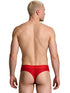Xtremen 91268 Microfiber Mesh Thongs Color Red