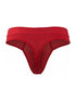 Xtremen 91268 Microfiber Mesh Thongs Color Red
