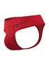 Xtremen 91268 Microfiber Mesh Thongs Color Red