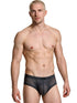 Xtremen 91269 Microfiber Mesh Briefs Color Gray