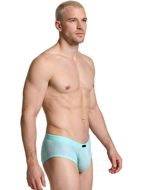 Xtremen 91269 Microfiber Mesh Briefs Color Seawater