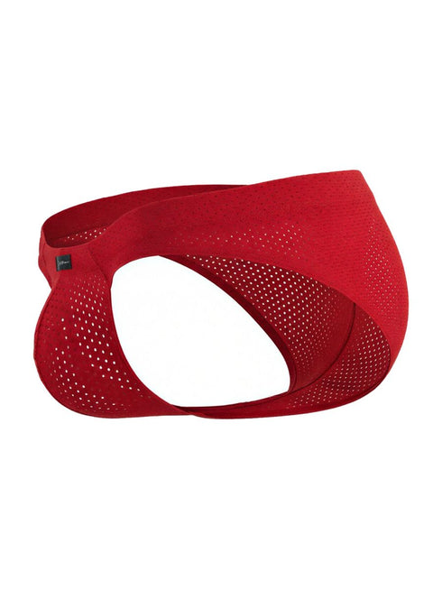 Xtremen 91270 Microfiber Mesh Briefs Color Red