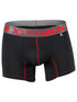 Xtremen 91271 Men's Underwear Sleek Microfiber Boxer Briefs Color Black