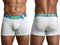 Xtremen 91271 Men's Underwear Sleek Microfiber Boxer Briefs Color White