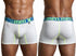 Xtremen 91271 Men's Underwear Sleek Microfiber Boxer Briefs Color White