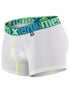 Xtremen 91271 Men's Underwear Sleek Microfiber Boxer Briefs Color White