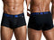 Xtremen 91272 Men's Underwear Sleek Microfiber Trunks Color Black
