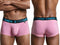 Xtremen 91272 Men's Underwear Sleek Microfiber Trunks Color Pink