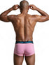 Xtremen 91272 Men's Underwear Sleek Microfiber Trunks Color Pink