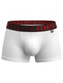 Xtremen 91272 Men's Underwear Sleek Microfiber Trunks Color White