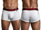 Xtremen 91272 Men's Underwear Sleek Microfiber Trunks Color White