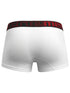 Xtremen 91272 Men's Underwear Sleek Microfiber Trunks Color White