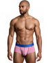 Xtremen 91273 Men's Underwear Sleek Athletic Microfiber Briefs Color Pink