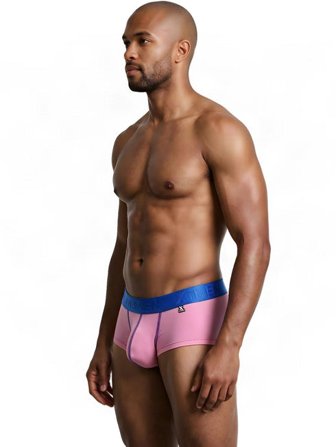 Xtremen 91273 Men's Underwear Sleek Athletic Microfiber Briefs Color Pink