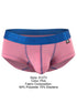 Xtremen 91273 Men's Underwear Sleek Athletic Microfiber Briefs Color Pink