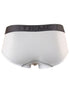 Xtremen 91273 Men's Underwear Sleek Athletic Microfiber Briefs Color White