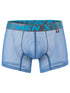 Xtremen 91277 Men's Underwear Microfiber Mesh Boxer Briefs Color Blue