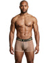 Xtremen 91277 Men's Underwear Microfiber Mesh Boxer Briefs Color Brown