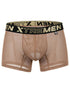 Xtremen 91277 Men's Underwear Microfiber Mesh Boxer Briefs Color Brown