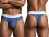 Xtremen 91278 Men's Underwear Breathable Microfiber Mesh Thongs Color Blue