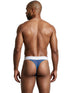 Xtremen 91278 Men's Underwear Breathable Microfiber Mesh Thongs Color Blue