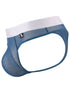 Xtremen 91278 Men's Underwear Breathable Microfiber Mesh Thongs Color Blue