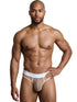 Xtremen 91278 Men's Underwear Breathable Microfiber Mesh Thongs Color Brown