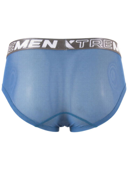 Xtremen 91279 Men's Underwear Microfiber Mesh Breathable Briefs Color Blue