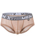 Xtremen 91279 Men's Underwear Microfiber Mesh Breathable Briefs Color Brown