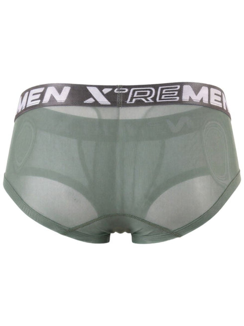 Xtremen 91279 Men's Underwear Microfiber Mesh Breathable Briefs Color Green