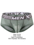 Xtremen 91279 Men's Underwear Microfiber Mesh Breathable Briefs Color Green