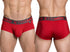 Xtremen 91280 Men's Underwear Sleek Microfiber Briefs Color Red
