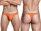 Xtremen 91281 Men's Underwear Sleek Microfiber Thongs Color Orange