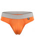Xtremen 91281 Men's Underwear Sleek Microfiber Thongs Color Orange