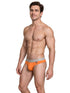 Xtremen 91281 Men's Underwear Sleek Microfiber Thongs Color Orange