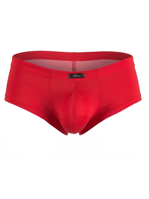 Xtremen 91282 Men's Underwear Sleek Microfiber Briefs Color Red