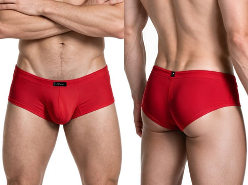 Xtremen 91282 Men's Underwear Sleek Microfiber Briefs Color Red