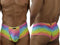 Xtremen 91283 Rainbow Printed Microfiber Briefs Color Cloud