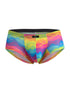 Xtremen 91283 Rainbow Printed Microfiber Briefs Color Cloud