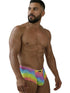 Xtremen 91283 Rainbow Printed Microfiber Briefs Color Cloud