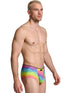 Xtremen 91283 Rainbow Printed Microfiber Briefs Color Cloud