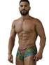 Xtremen 91283 Rainbow Printed Microfiber Briefs Color Labyrinth