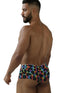 Xtremen 91283 Rainbow Printed Microfiber Briefs Color Mushroom